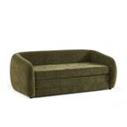 Paz – Gerades 2-Sitzer-Sofa – Chenille-Stoff Grün