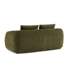 Paz – Gerades 2-Sitzer-Sofa – Chenille-Stoff Grün
