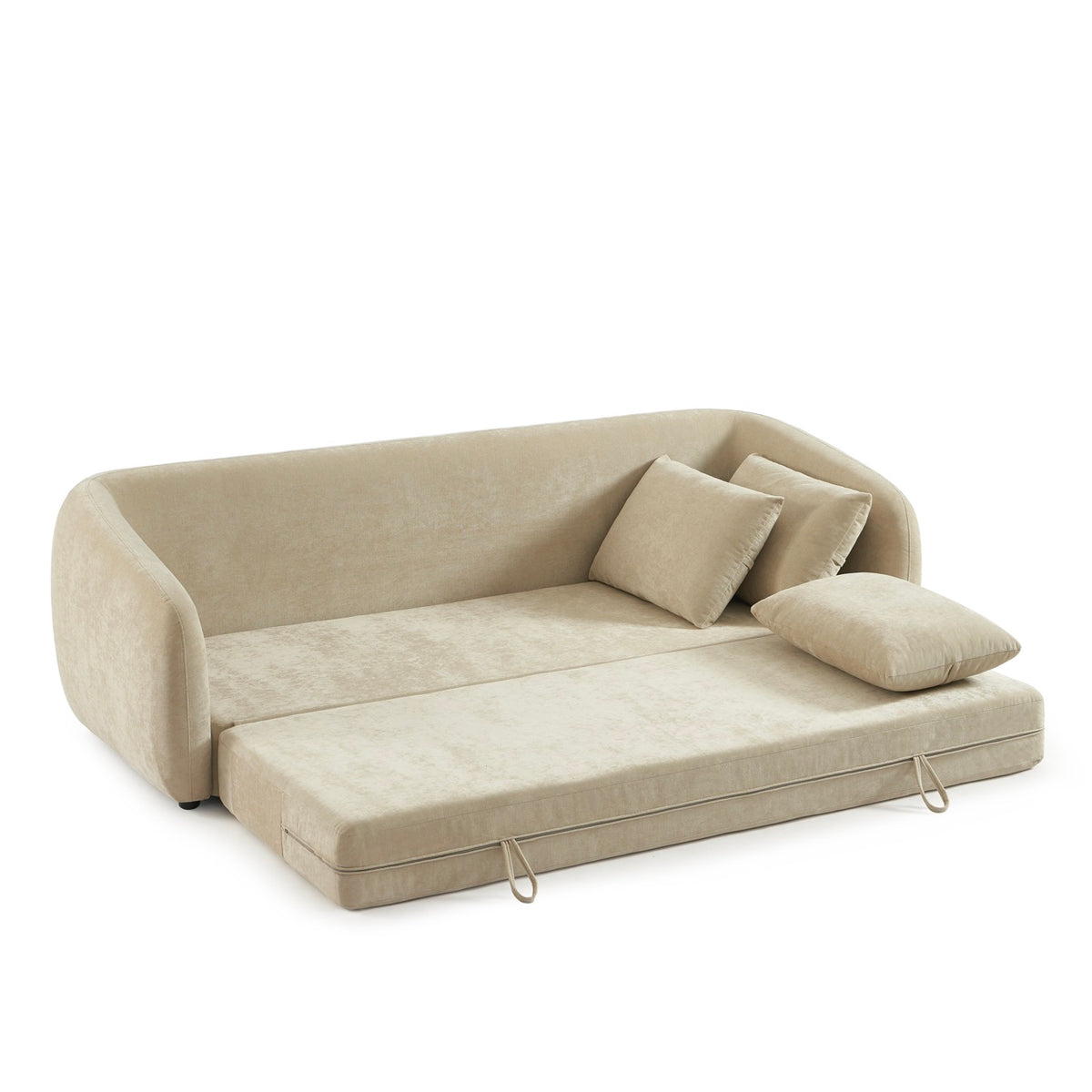 Paz - Rak Soffa 3 Sitsar - Chenilletyg Beige