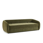 Paz - Lige 3-personers Sofa - Grønt Chenillestof