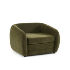 Paz - Fauteuil - Tissu Chenille Vert
