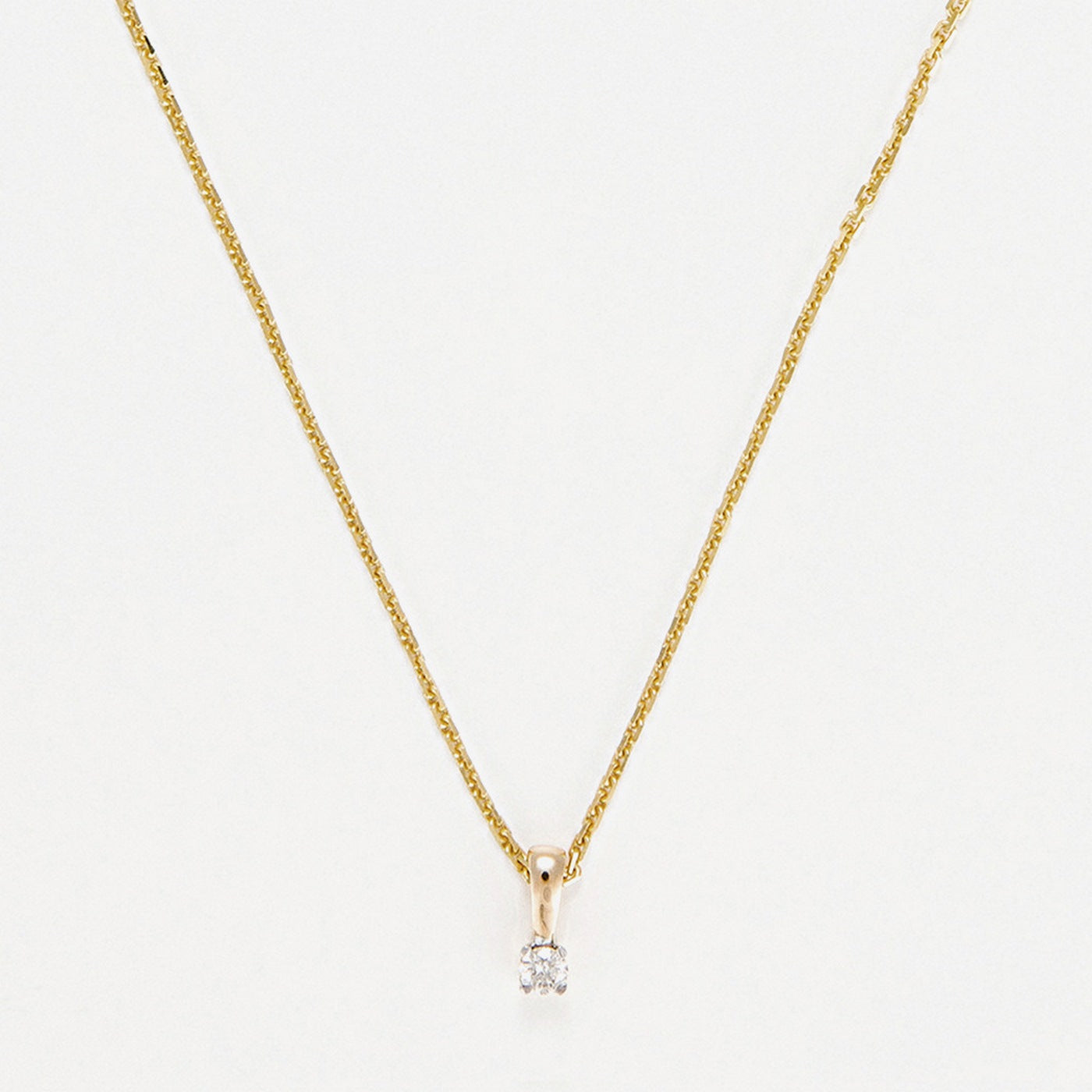 Colgante "Mi DPm" D0.05Ct/1 - Oro amarillo 750/1000