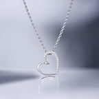 "Precious Heart" Diamond Pendant: 0.05/18 - 375/1000 White Gold
