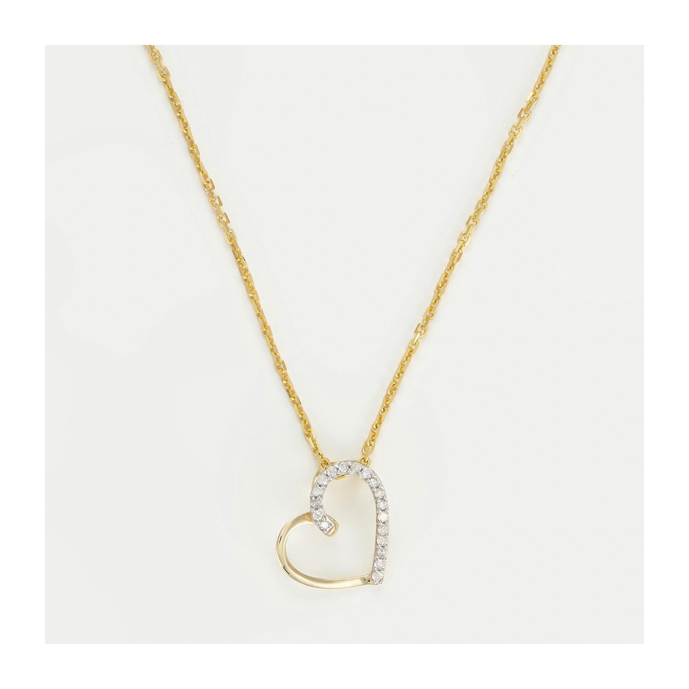 Colgante “Precioso Corazón” Diamantes: 0,05/18