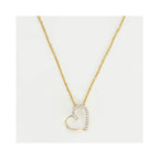 "Precious Heart" Pendant, Diamonds: 0.05/18 - 375/1000 Yellow Gold