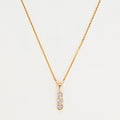Pendentif "Mini Trilogy" Diamant 0,02Ct/3