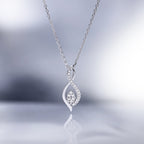 "Luna" Diamond Pendant 0.07/22 - 375/1000 White Gold