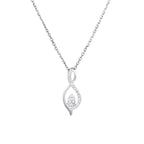 "Luna" Diamond Pendant 0.07/22 - 375/1000 White Gold