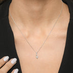 "Luna" Diamond Pendant 0.07/22 - 375/1000 White Gold