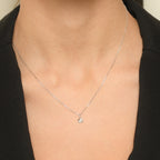 "Bomb" Pendant with 0.02/8 Diamonds - 375/1000 White Gold