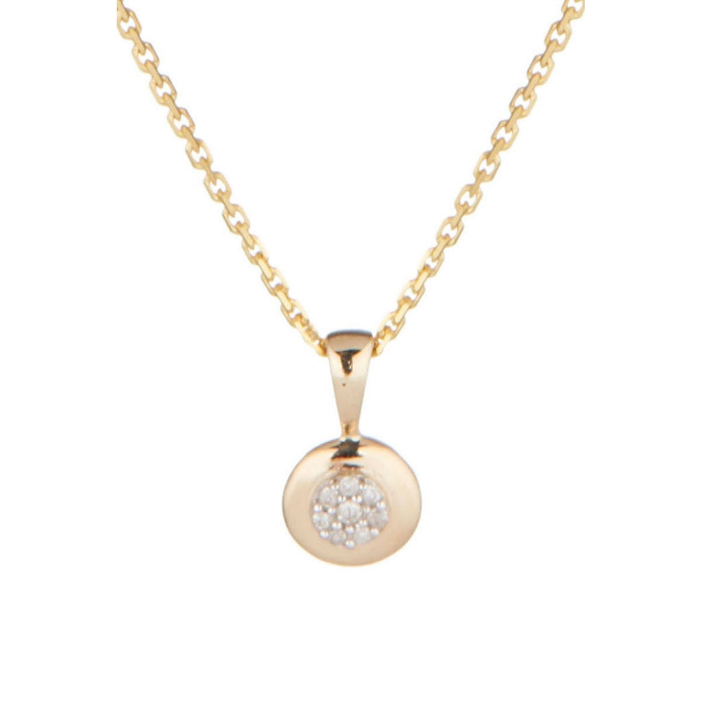 Pendentif "Bombe" Diamants 0,02/8 - Or Jaune 375/1000