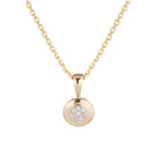 Pendentif "Bombe" Diamants 0,02/8 - Or Jaune 375/1000