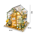Casa en miniatura - Invernadero soleado
