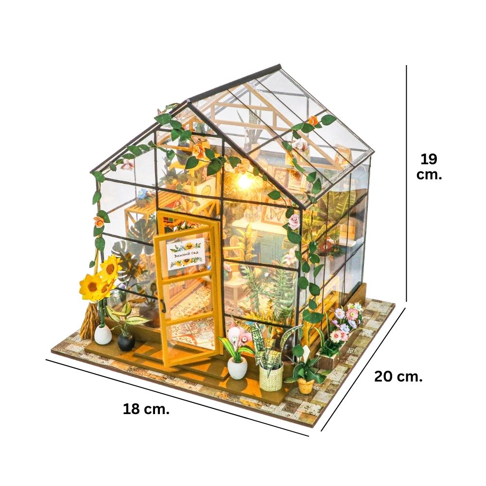 Casa en miniatura - Invernadero soleado