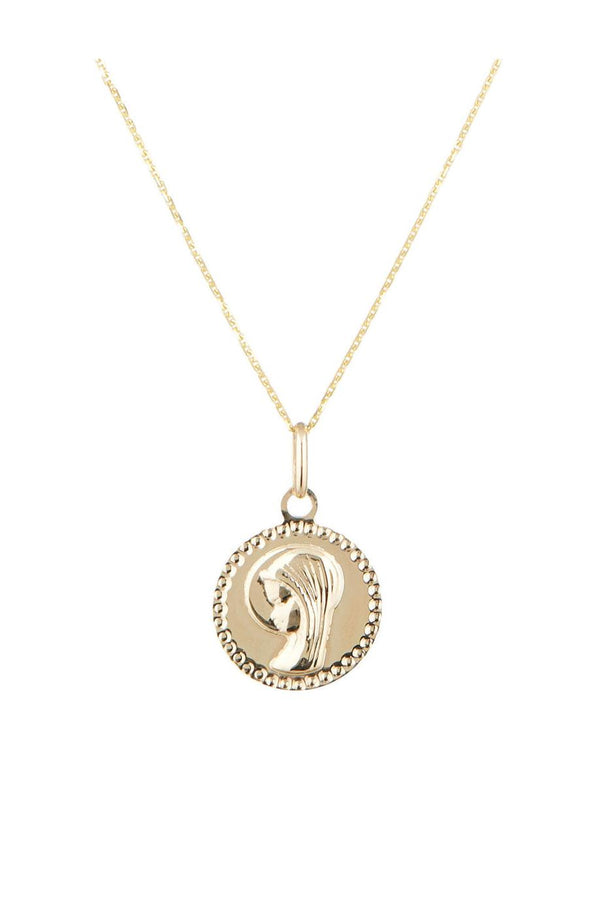 Colgante "Medalla de María" Oro amarillo 375/1000