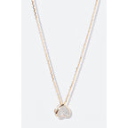 Colgante de Diamantes "Corazón Pequeño" 0.05/13 - Oro Amarillo 375/1000