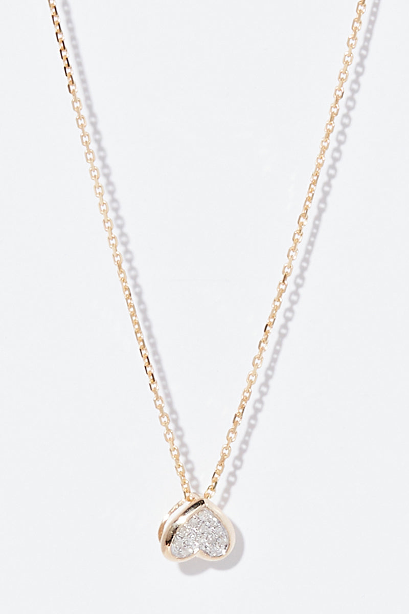Pendente "Piccolo cuore" D0,05/13 - Oro giallo 375/1000