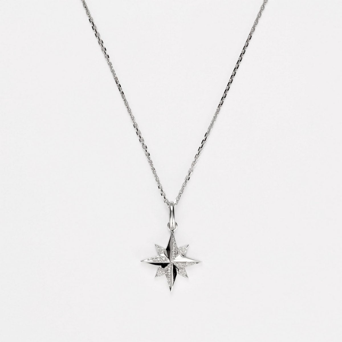 "Stellina" pendant D0.072/16 - 375/1000 White Gold