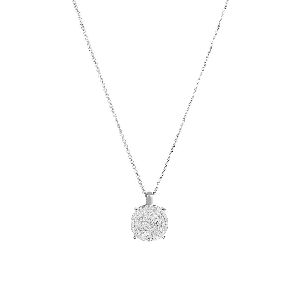 "Sublime" Pendant with 0.25/100 Diamonds - 375/1000 White Gold