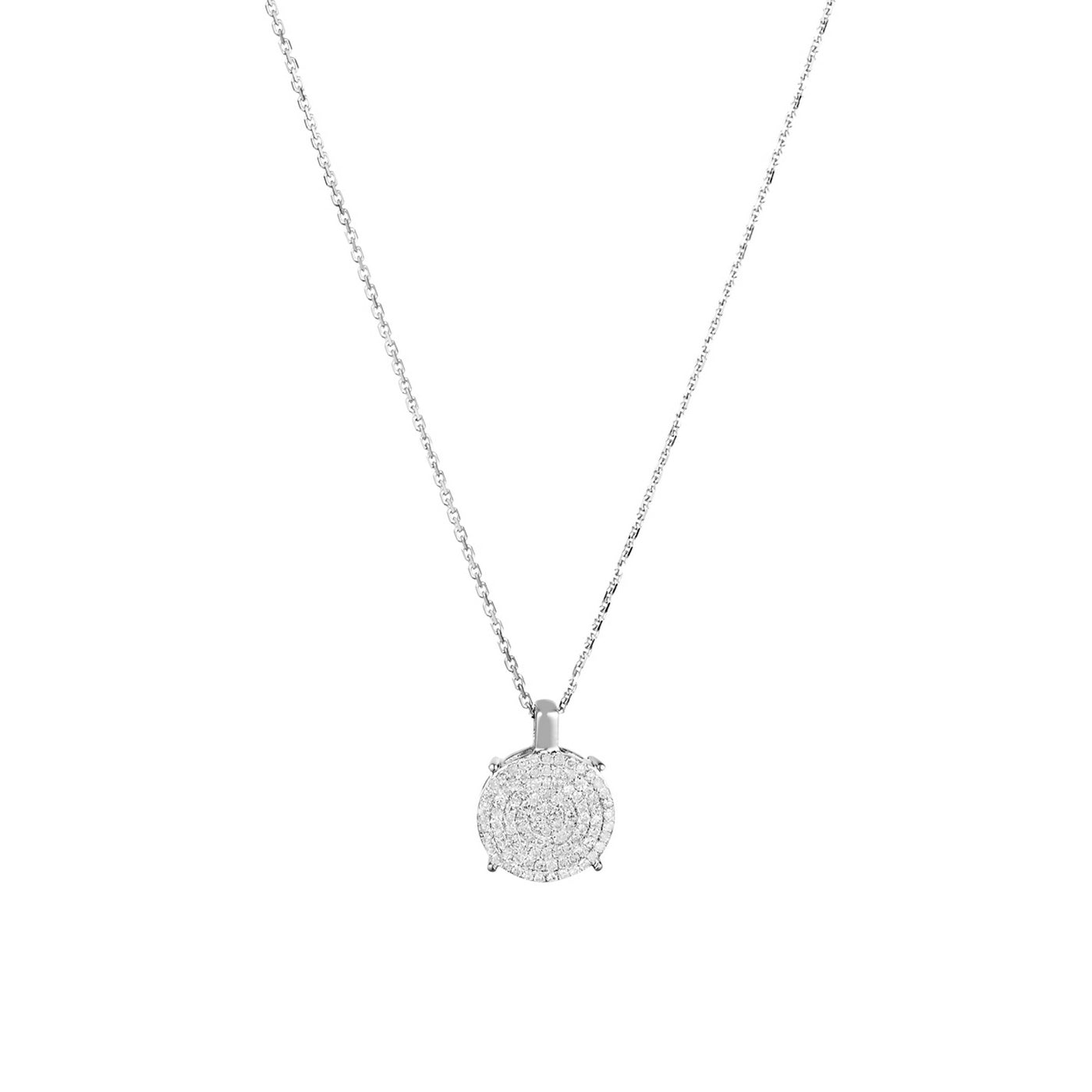 "Sublime" Pendant with 0.25/100 Diamonds - 375/1000 White Gold