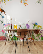 Papier Peint Panoramique - Digitalis L - Multicolore