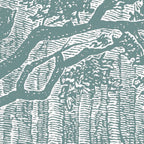 Panoramic Wallpaper - Brocéliande - Sage Green