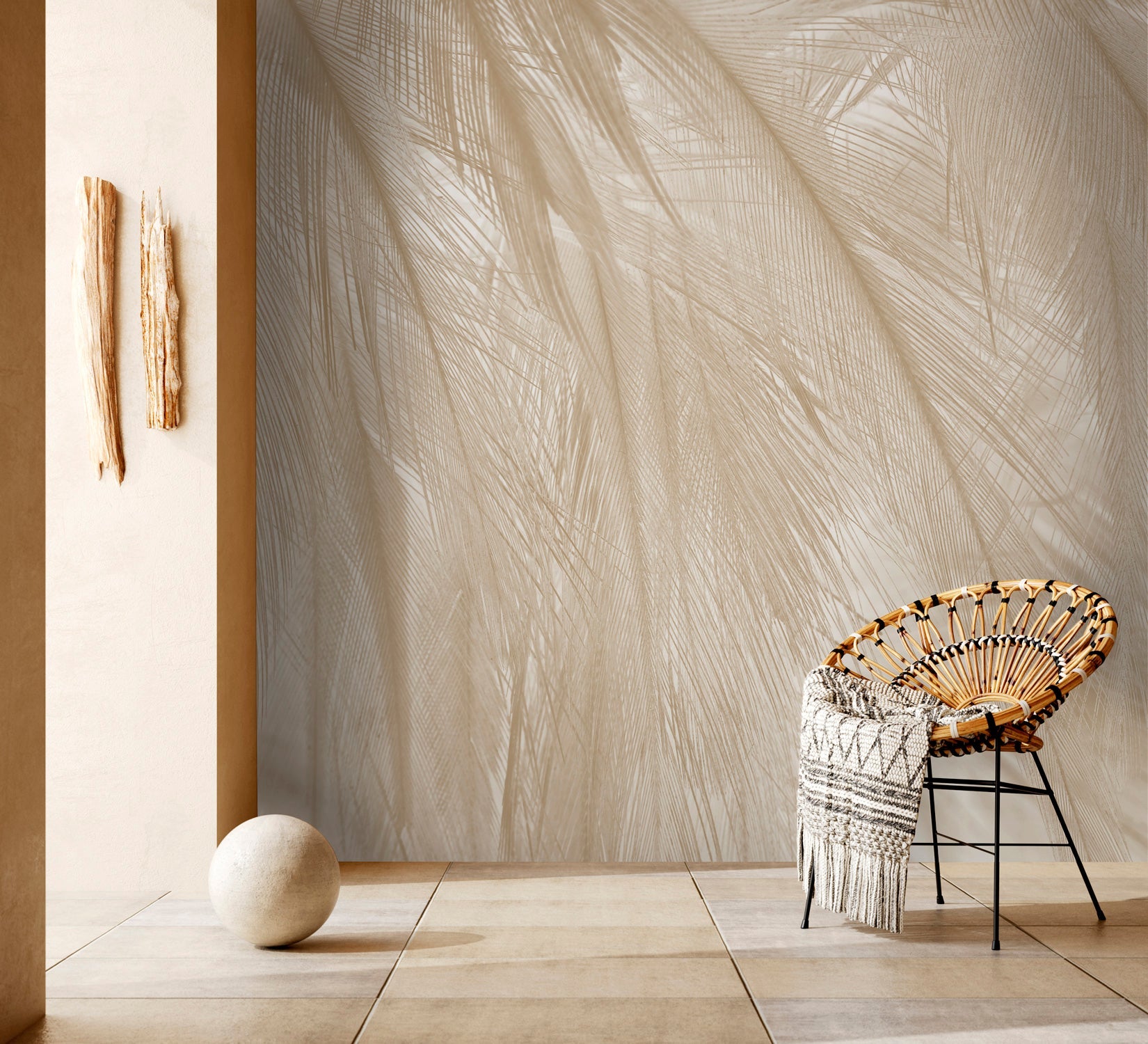 Papier Peint Panoramique - Soft - Beige