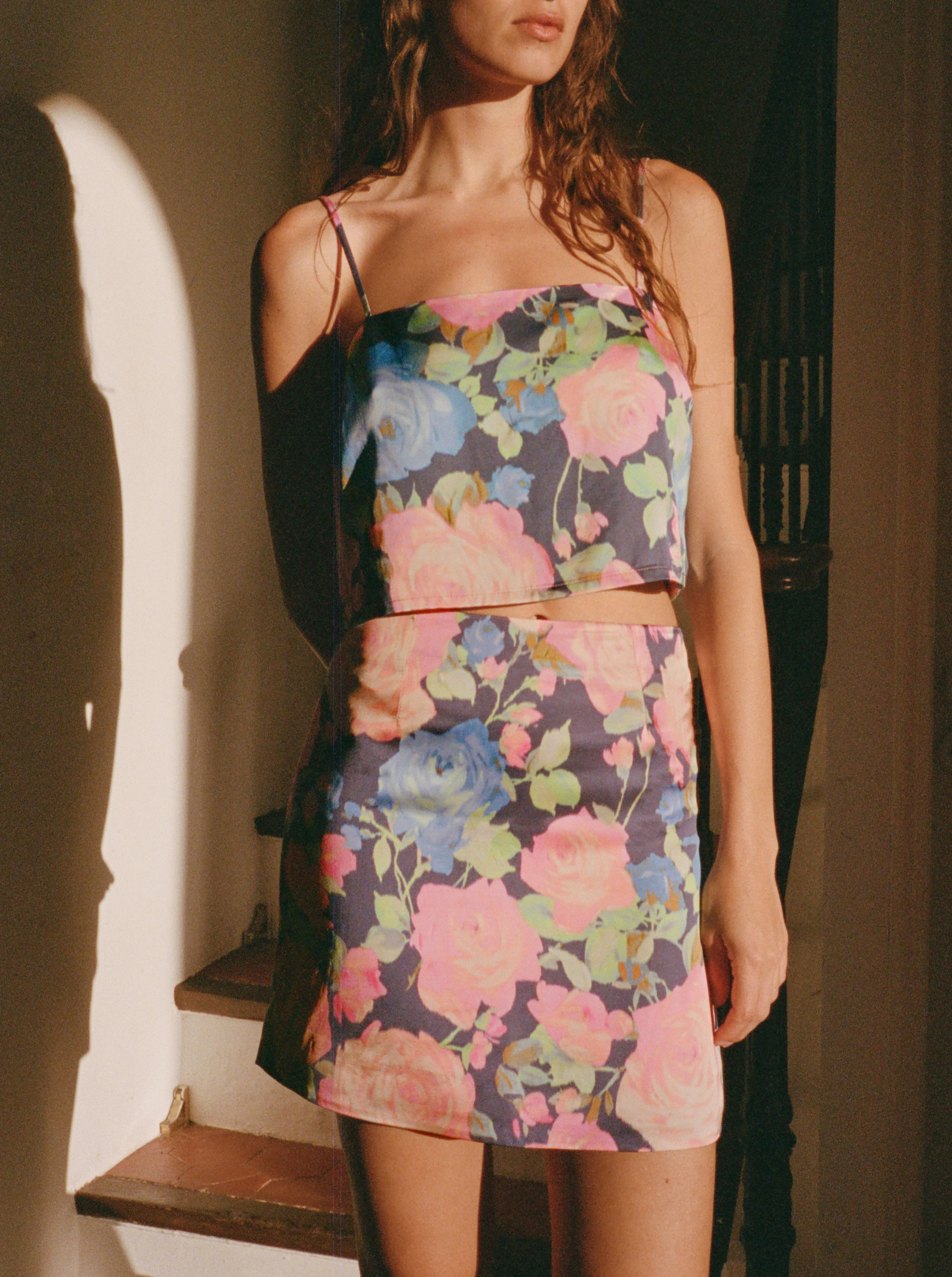 Jupe Maxi Roses
