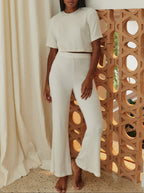Tee-Shirt Pearly Lines blanc