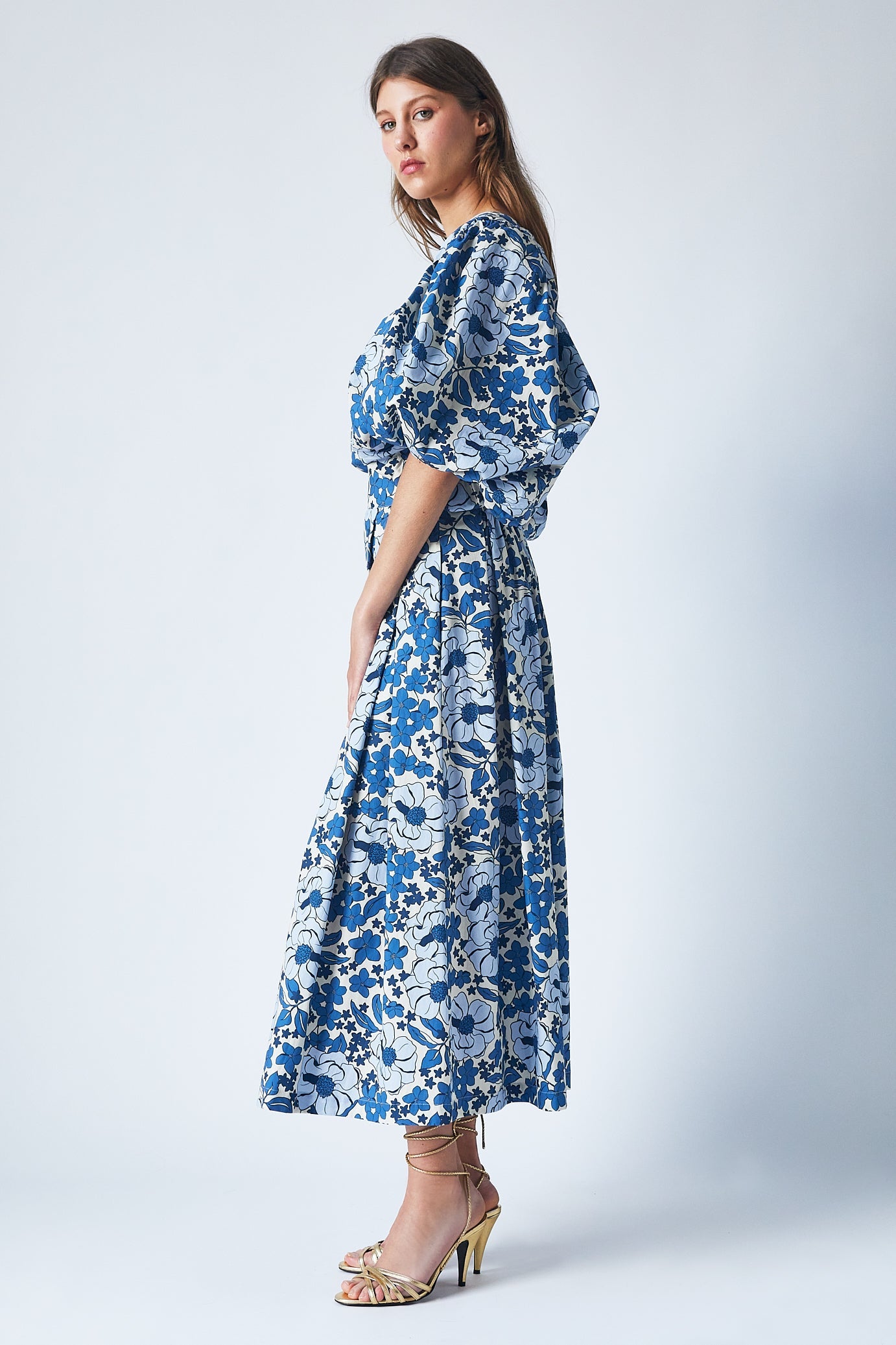 Top Peggy - Blue Bloom - Femme