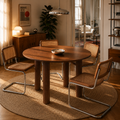 Penelope - Table De Séjour - Placage Chêne - Noyer