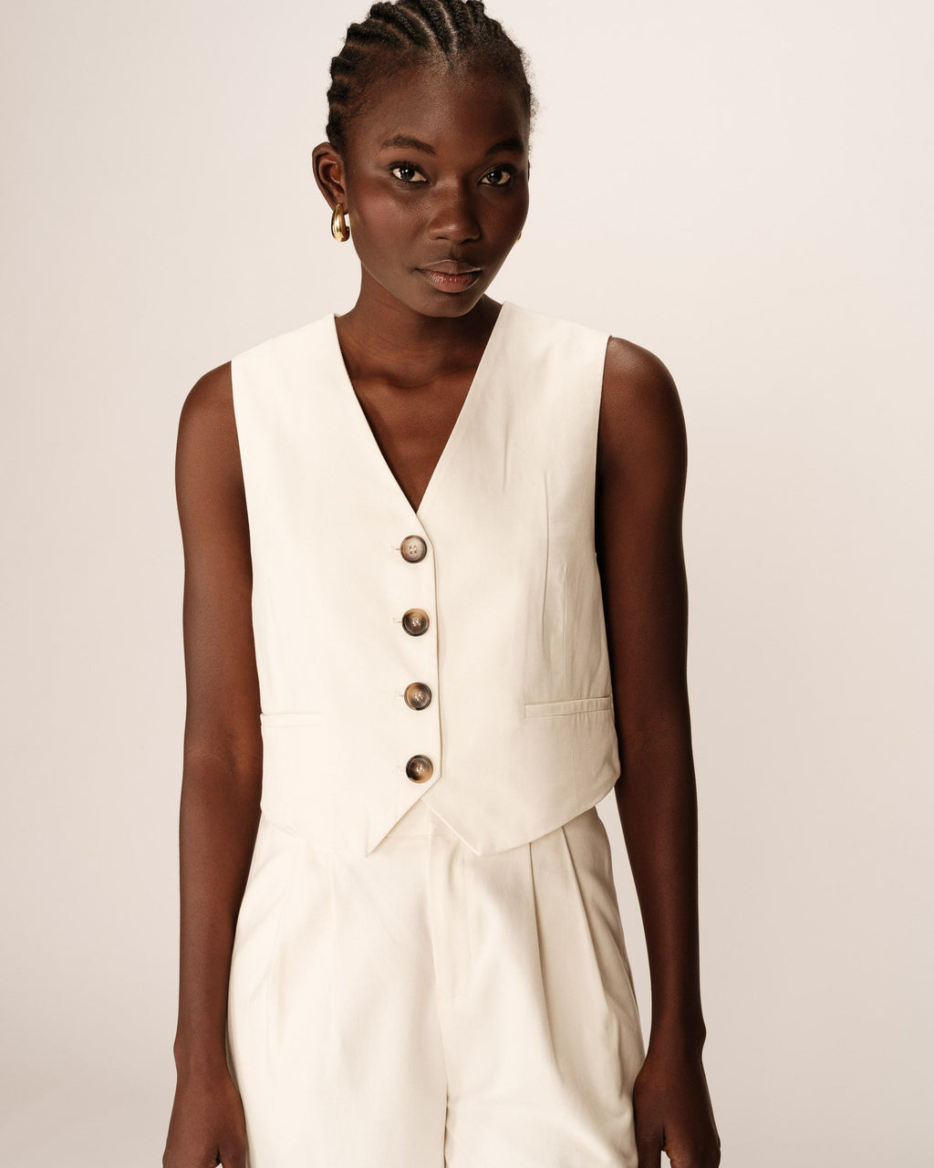 Gilet Penn - Ecru