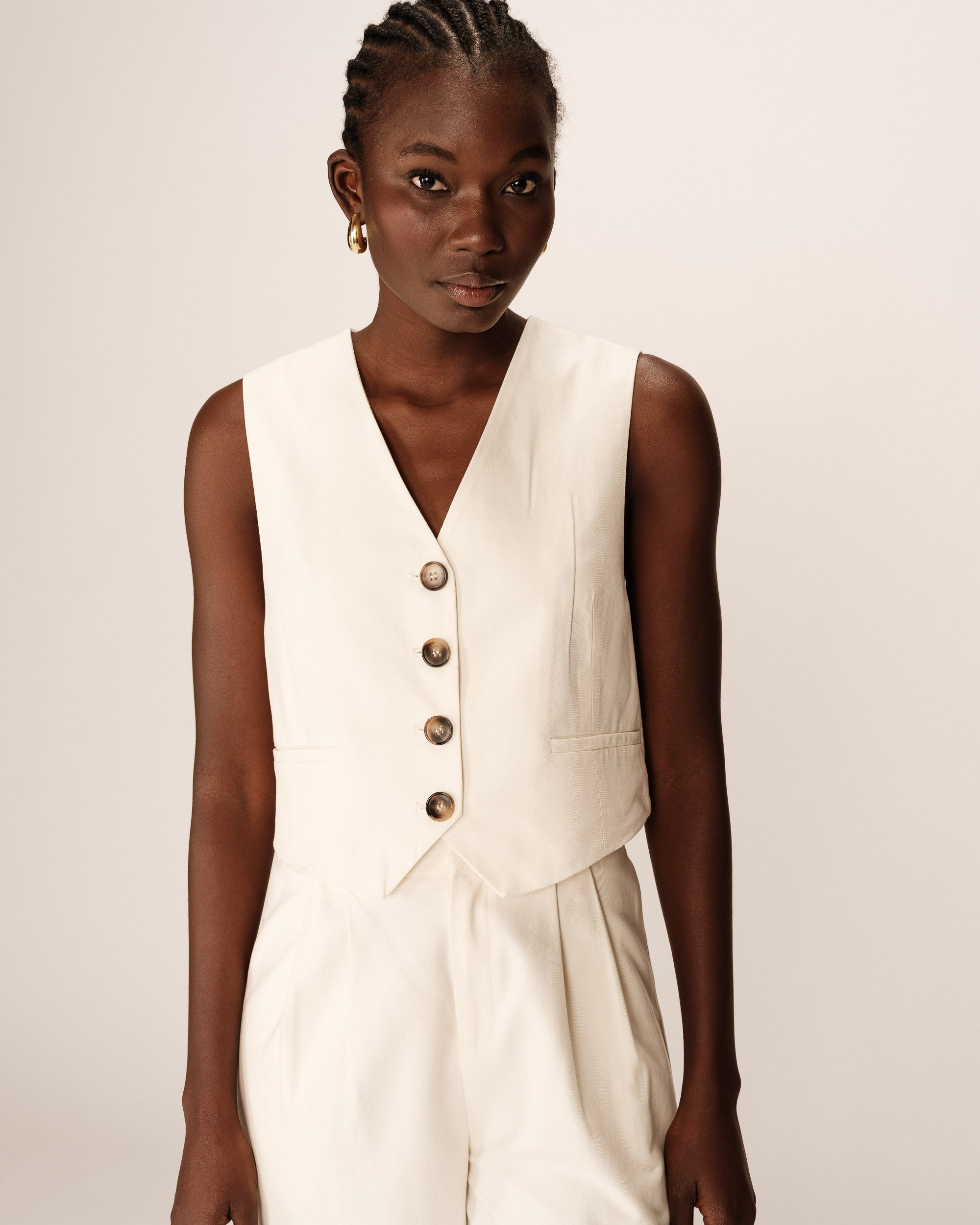 Gilet Penn - Ecru