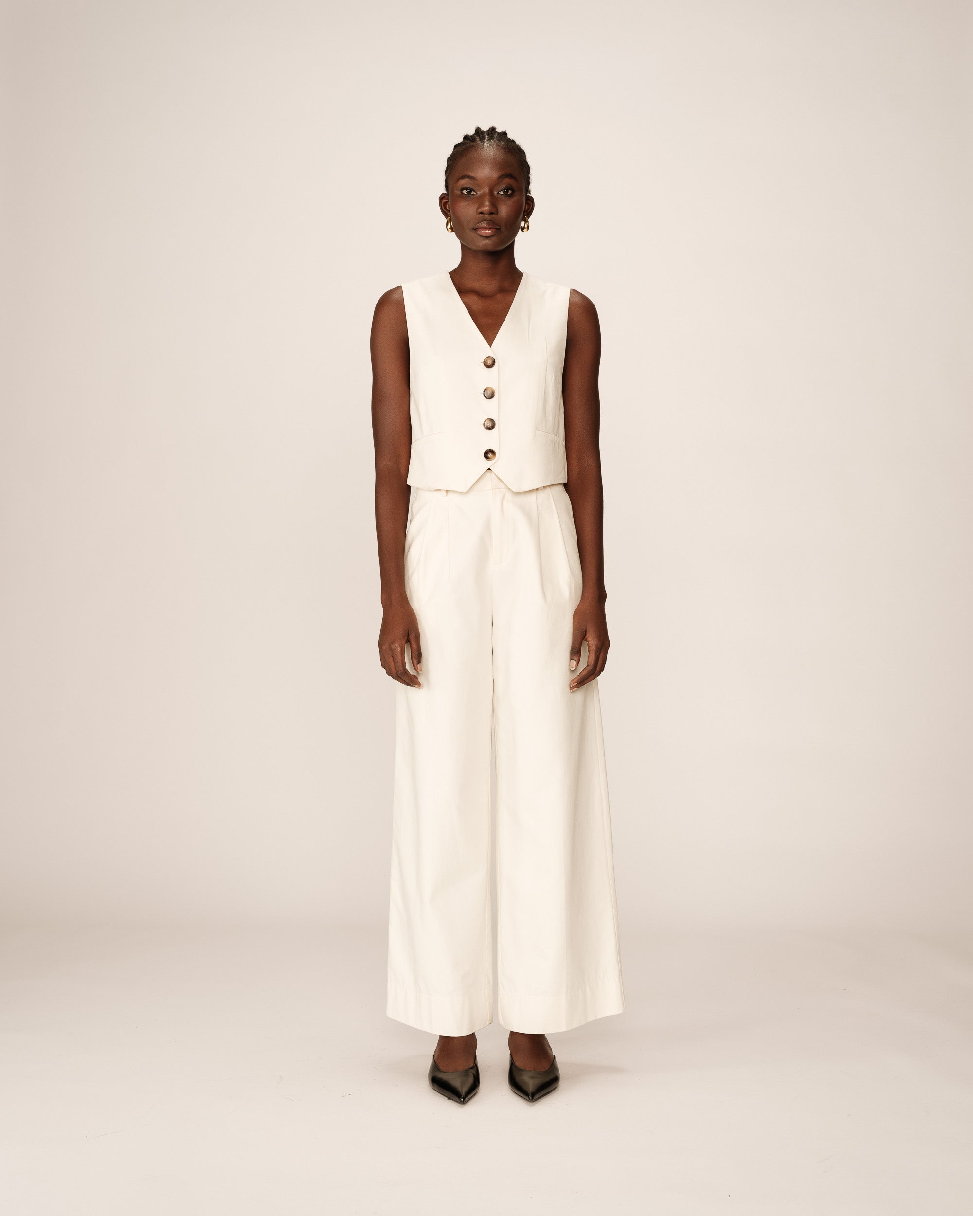 Gilet Penn - Ecru