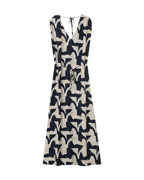 Vestido Largo Pensee - Marino