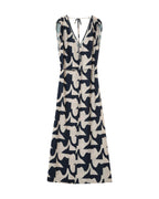 Vestido Largo Pensee - Marino