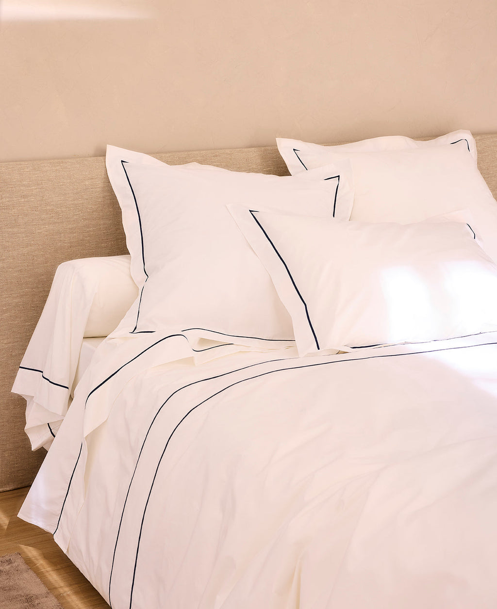 Duvet Cover - 100% Cotton Percale Bourdon - 11 Colours