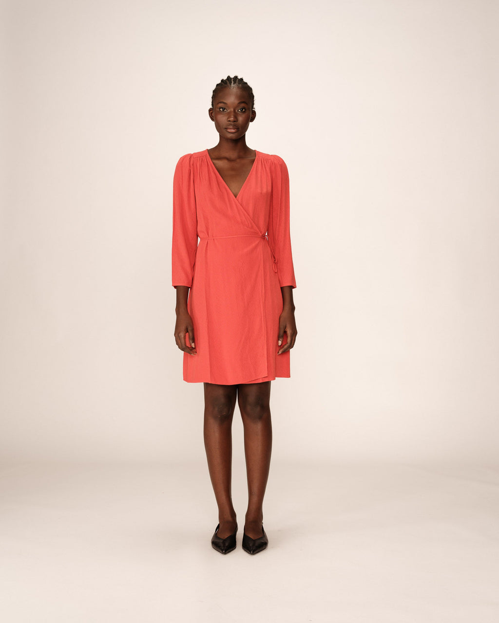 Percy Short Dress - Terracotta