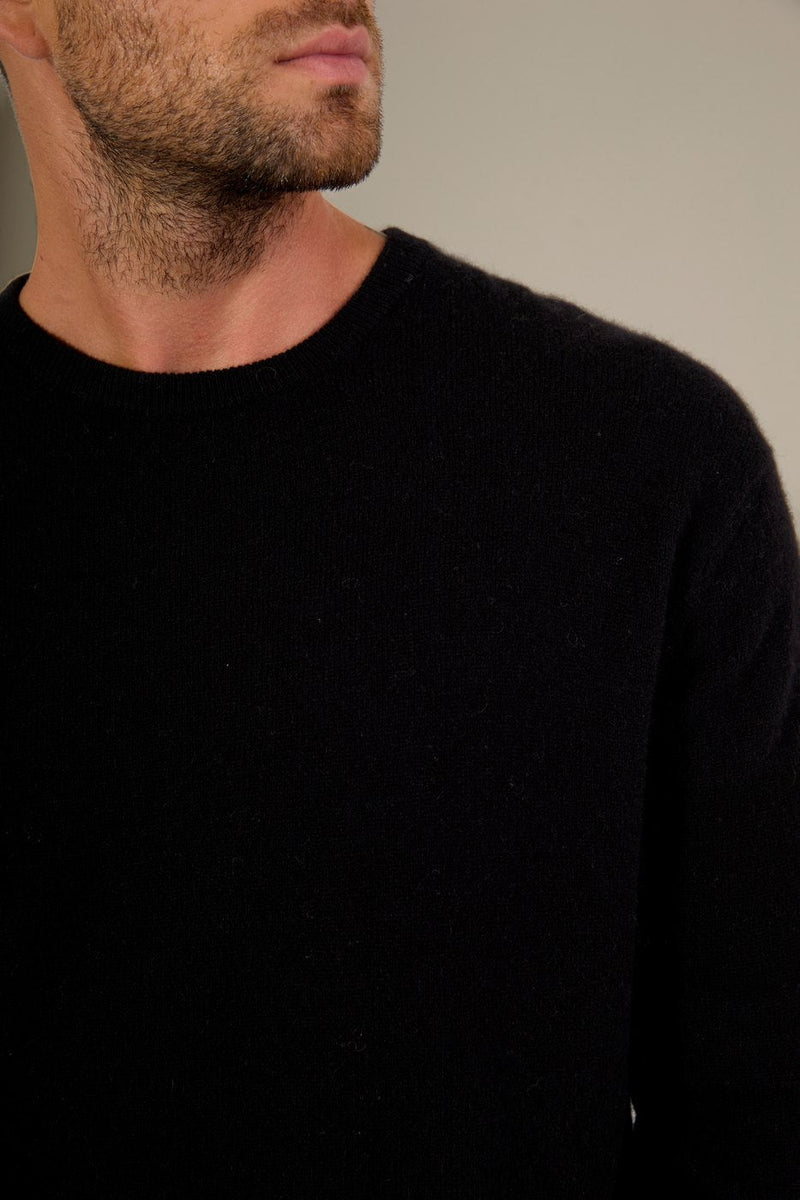 Pull Col Rond - Blake - Noir