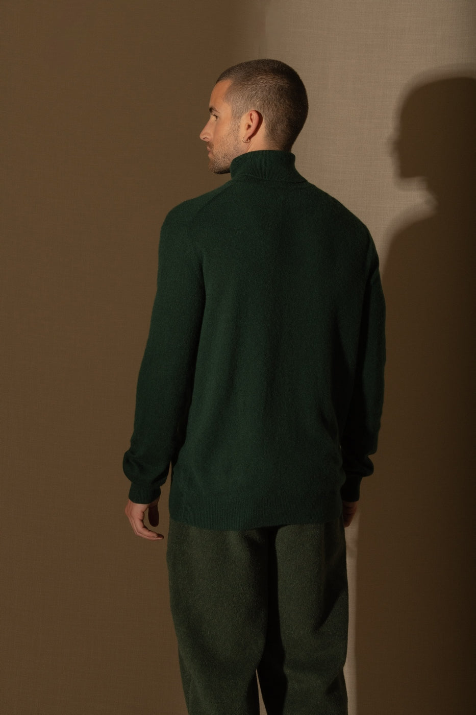 Jersey Cuello Vuelto - Trevor - Ciprés