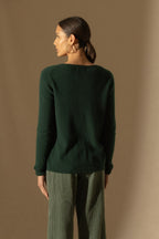Cardigan Col Rond Amy - Cyprès
