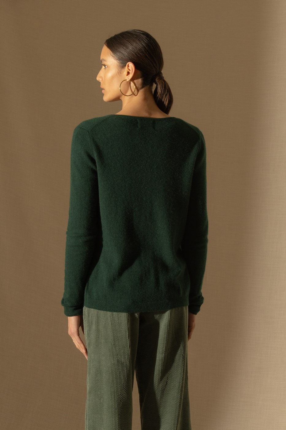 Cardigan Col Rond Amy - Cyprès