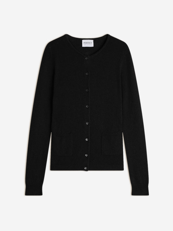 Cardigan Col Rond Amy - Noir