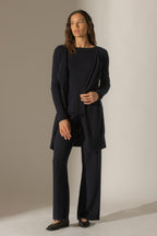 Lang Cardigan Abigail - Marineblå