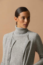 Pull Col Roulé - Ashley - Nuage Chiné