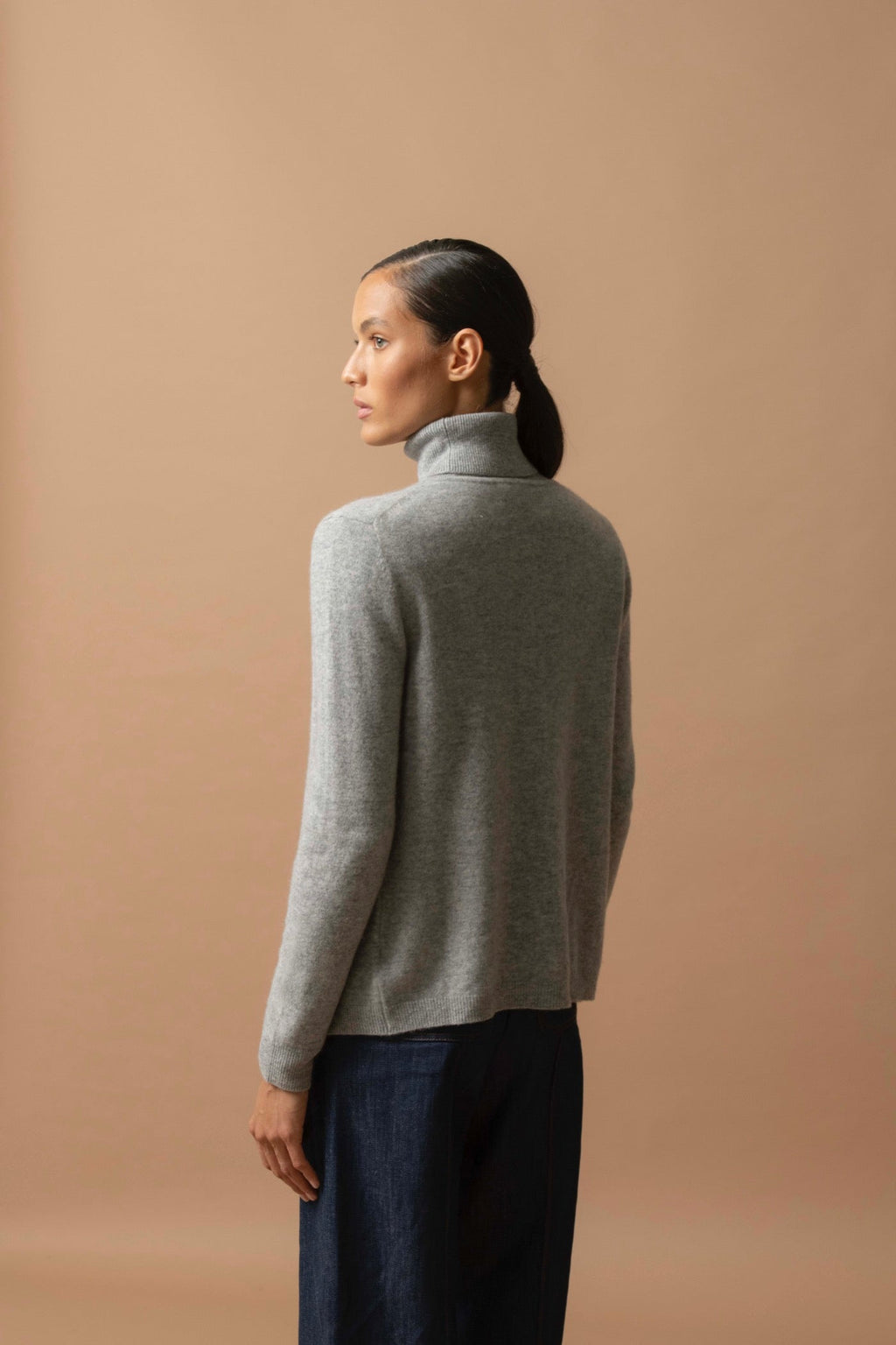 Pull Col Roulé - Ashley - Nuage Chiné