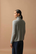 Pull Col Roulé - Ashley - Nuage Chiné
