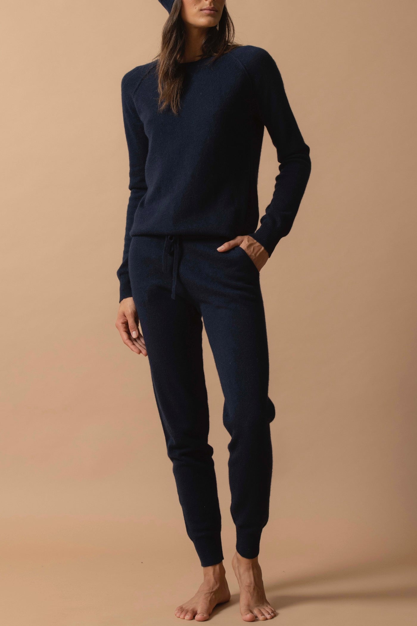 Pull Col Rond - Wilma - Navy