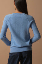 Pull Col Rond Wilma - Ciel