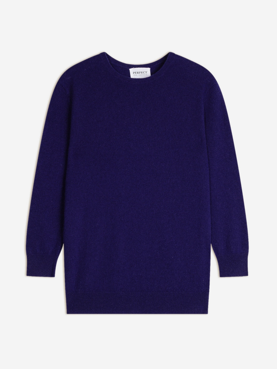 Trui met Ronde Hals en Rugknoopjes Vanessa - Paars